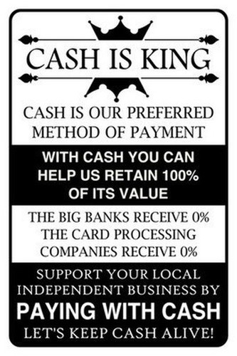 Cash king bargeld ist - is,