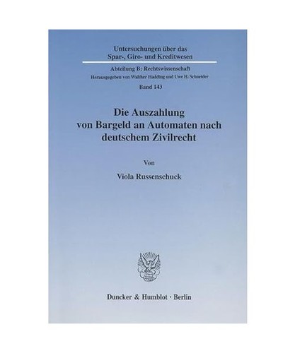 Die auszahlung von bargeld - die,